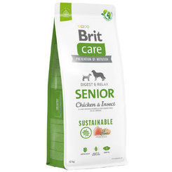 Brit Care Dog Sustainable Senior Chicken a Insect 12 kg