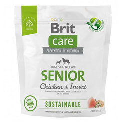Brit Care Dog Sustainable Senior Chicken a Insect 1 kg