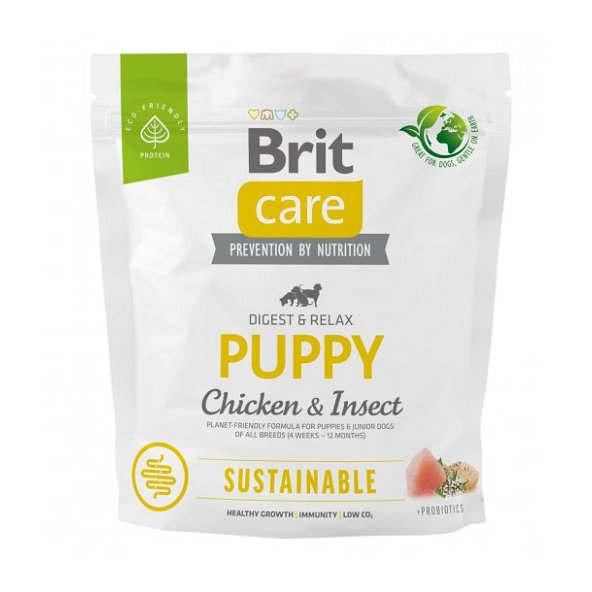 Brit Care Dog Sustainable Puppy granule pro štěňata 1 kg