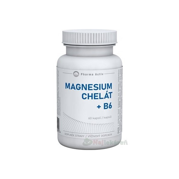 Pharma Activ Magnesium Chelát + B6 60 kapslí