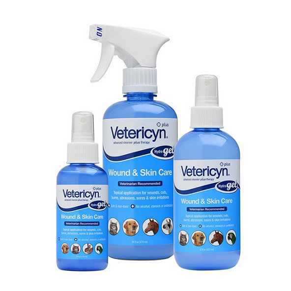 Vetericyn Hydrogel Plus pro hojení ran zvířat 473 ml