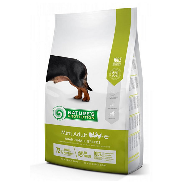 Natures Protection krmivo pro psy adult mini drůbeží 2 kg