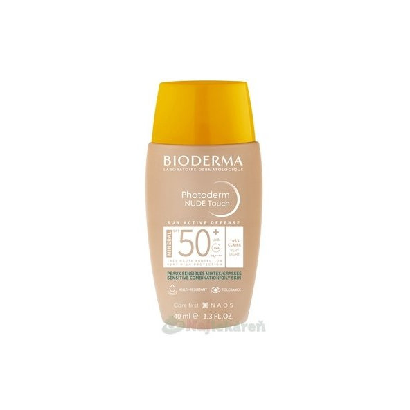 BIODERMA Photoderm Nude Touch SPF50+ tónovací fluid 40 ml
