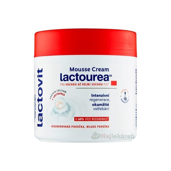 Lactovit LactoUrea Mousse Cream pěnový krém velmi suchá pokožka 400 ml