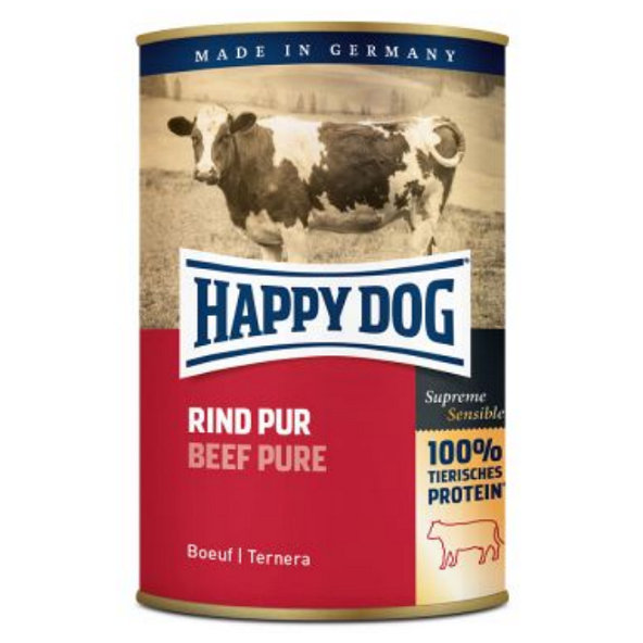 Happy Dog Premium Fleisch Pur konzerva pro psy hovězí maso 400 g