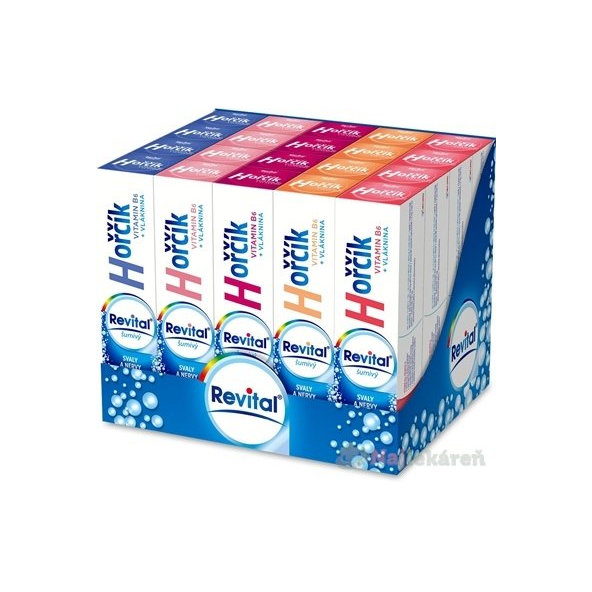 Revital Magnesium + B6 MIX BOX 60 šumivých tablet