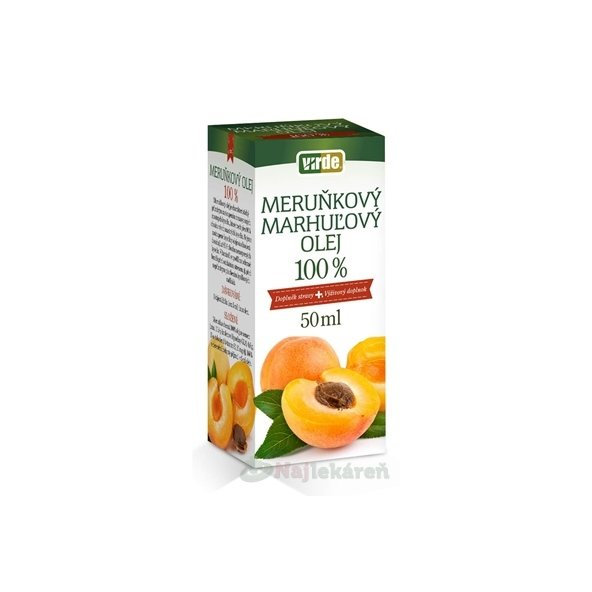 Virde marhuľový olej 100% 50 ml