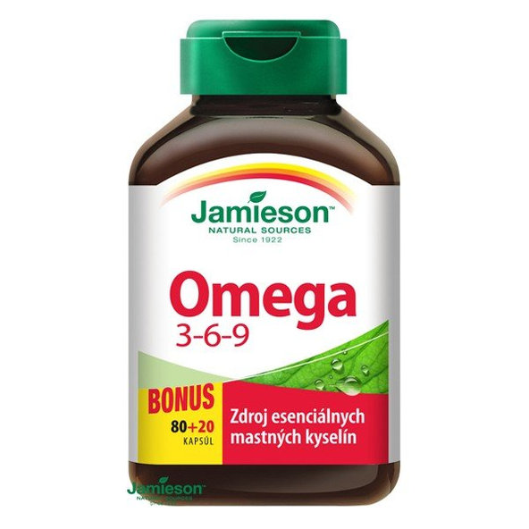 Jamieson Omega 3-6-9 100 kapslí