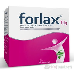 Forlax na zácpu 10 g 20 sáčků