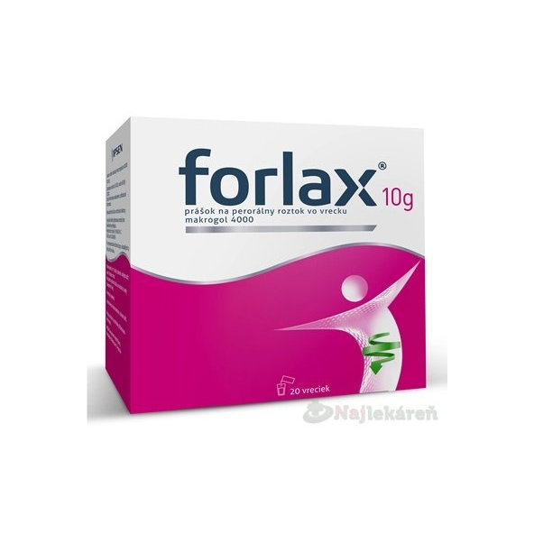 Forlax na zácpu 10 g 20 sáčků