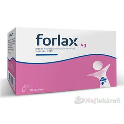 Forlax na zácpu 4 g 20 sáčků