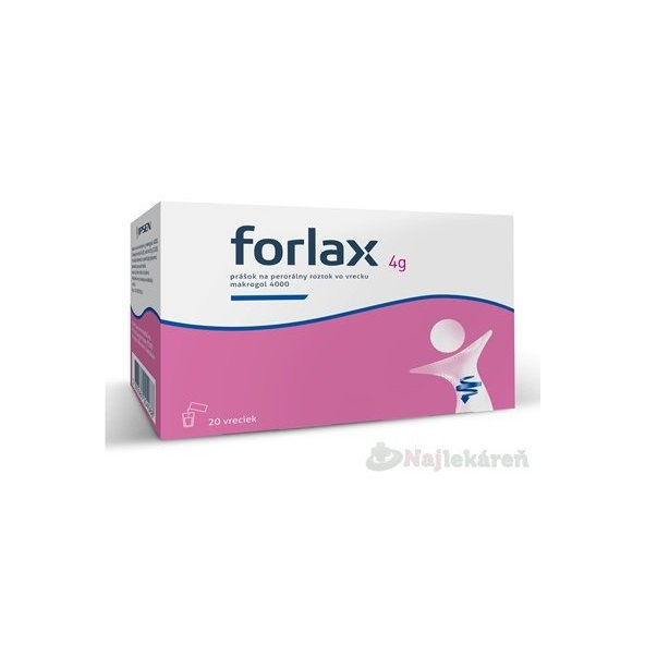Forlax na zácpu 4 g 20 sáčků