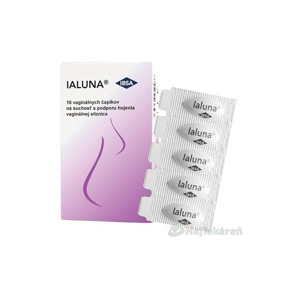 Ialuna vaginální čípky 10 ks