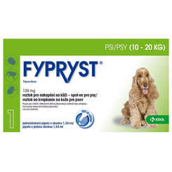 Fypryst Spot-on pipeta proti klíšťatům a blechám pro psy M 1,34 ml
