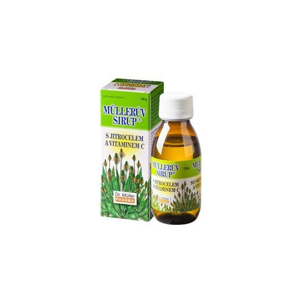 Müllerův sirup se skorocelem, medem a vitamínem C 245 ml