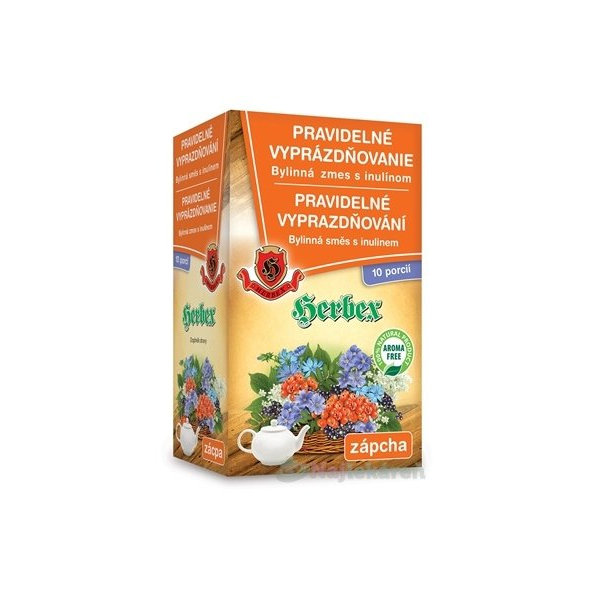 HERBEX pravidelné vyprázdňování 10x6 g + 10x8 g