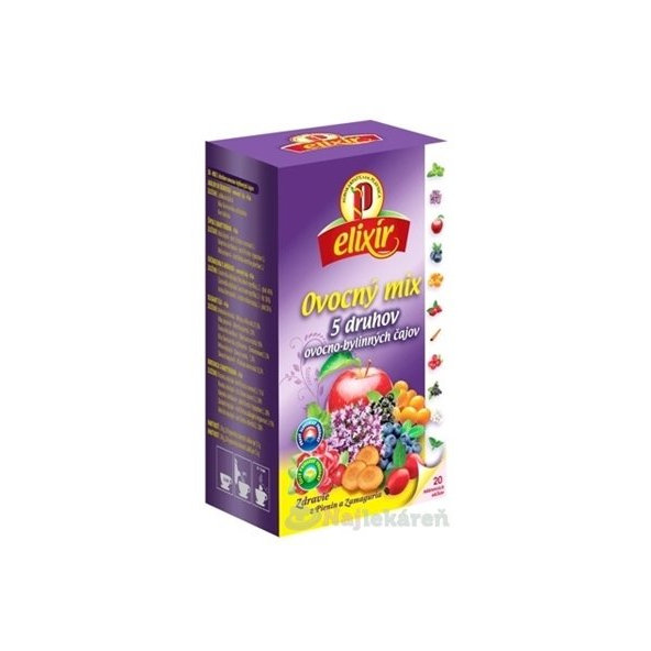 AGROKARPATY Elixír ovocný mix čaj 20x1,5 g