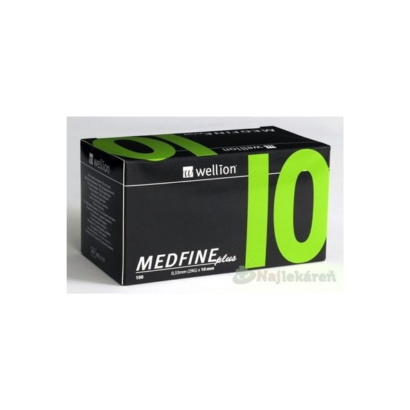 WELLION Medfine Plus 10 mm 100 ks jehel