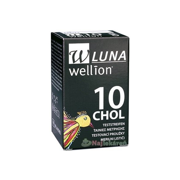 WELLION Luna CHOL testovací proužky 10 ks