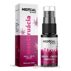 Medical Zone MENSTRUACE ústna voda sprej CBD 10 ml