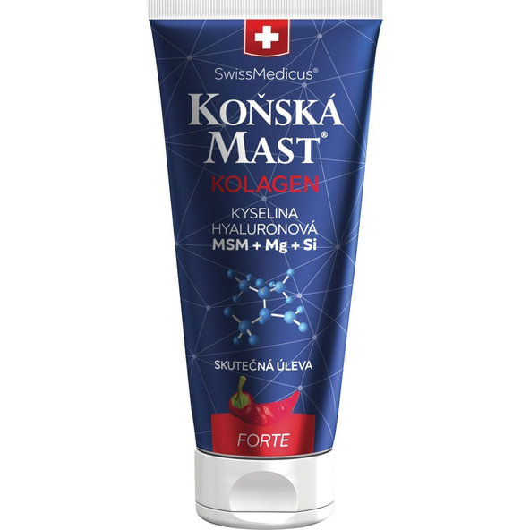 Koňská mast s kolagenem Forte na svaly a klouby 200 ml