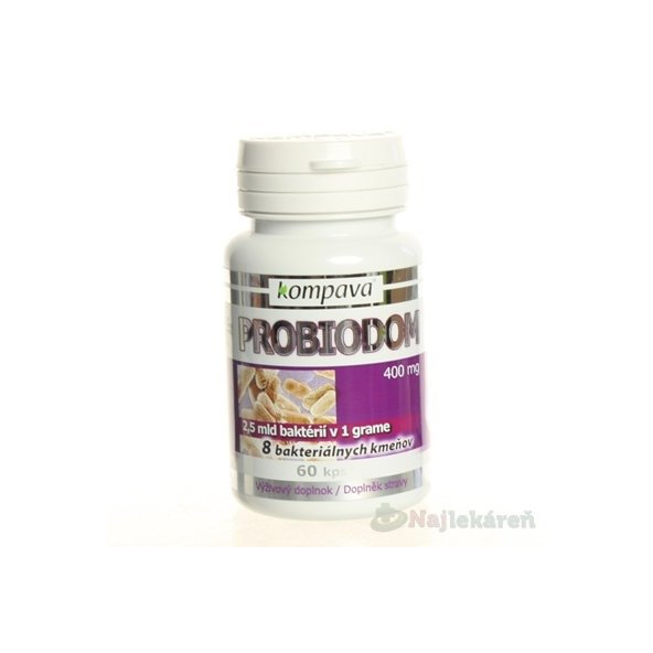 kompava Probiodom 400 mg 60 kapslí
