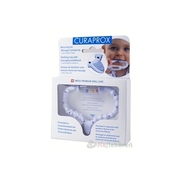 Curaprox Baby kousátko modré 0m+