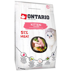 Ontario Kitten Chicken krmivo pro koťata 400 g