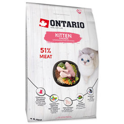 Ontario Kitten Chicken krmivo pro koťata 6,5 kg