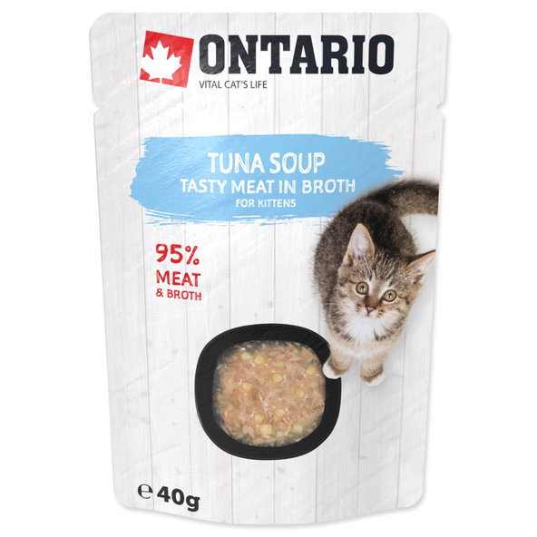 Ontario Kitten tuňáková polévka pro koťata 40 g