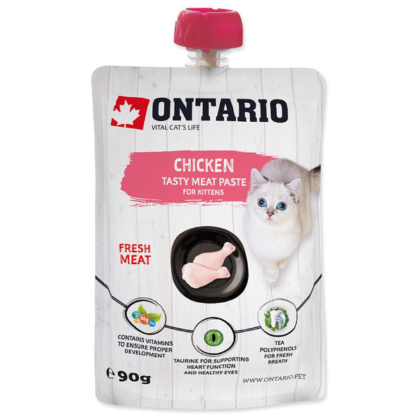 Ontario Kitten kuřecí pasta pro koťata 90 g