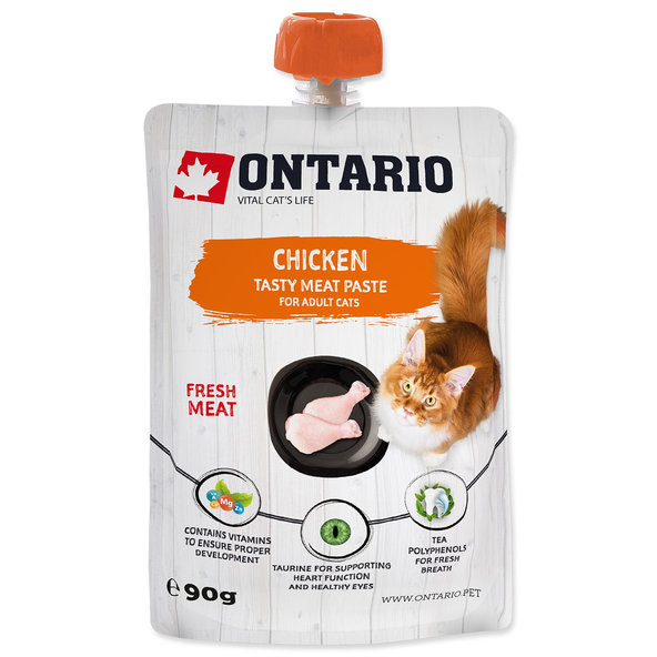 Ontario kuřecí pasta pro kočky 90 g