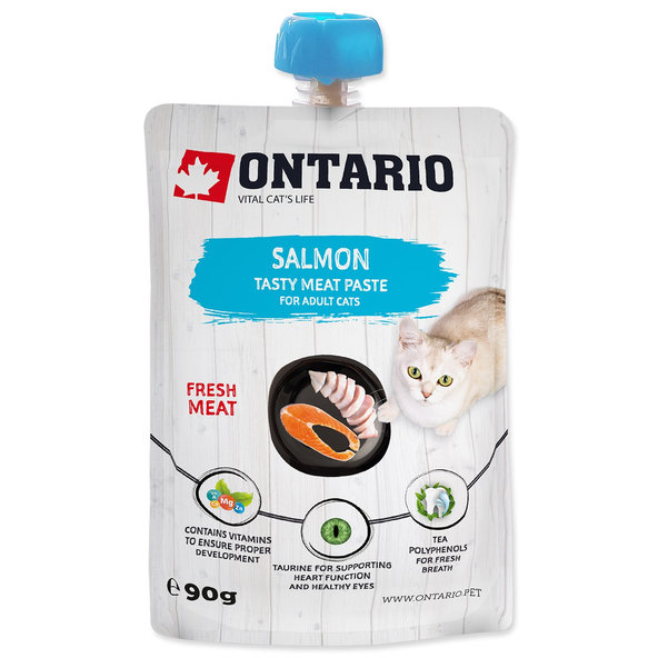 Ontario lososová pasta pro kočky 90 g