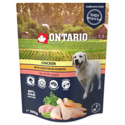 Ontario kuře se zeleninou ve vývaru kapsička pro psy 300 g