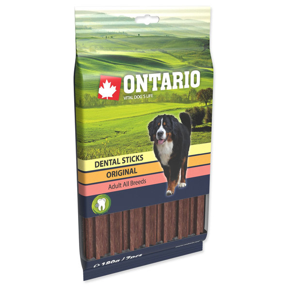 Ontario Dental Sticks dentální pamlsek pro psy 180 g