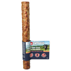 Ontario Protein Chicken žvýkací rolka pro psy Large 25,4 cm