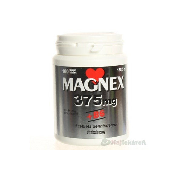 Vitabalans Magnex 375 mg + B6 180 tablet