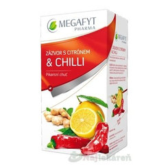 MEGAFYT Zázvor s citronem a chilli čaj 20 sáčků