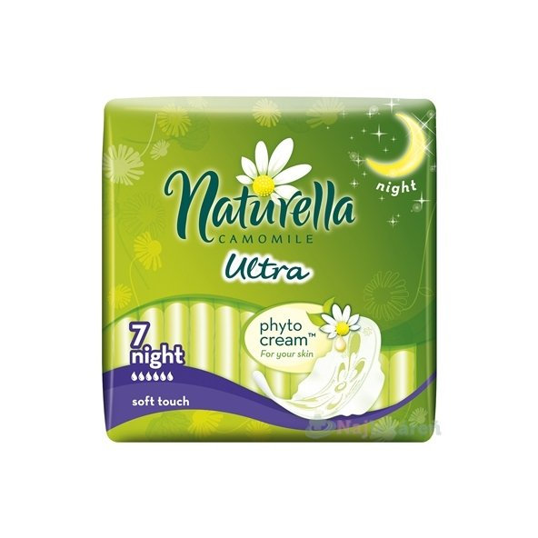 Naturella Camomile Ultra Night hygienické vložky 7 ks