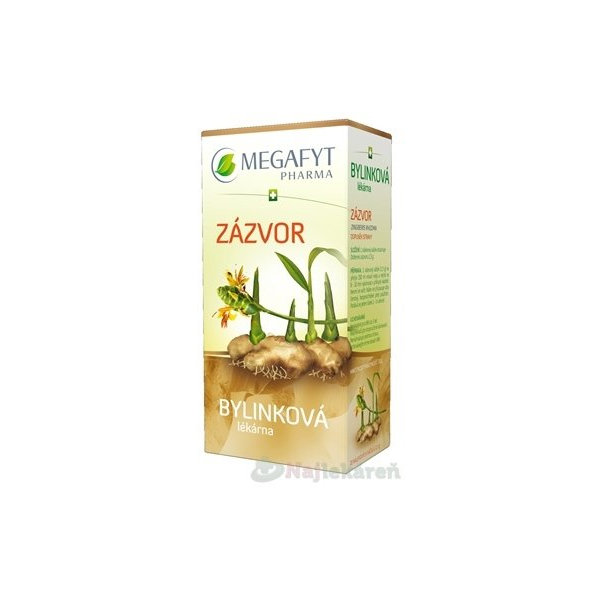 MEGAFYT Bylinková lékárna Zázvor čaj 20 sáčků
