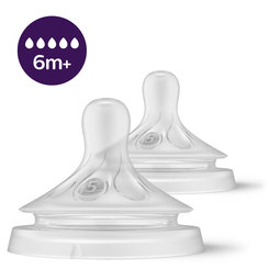 Philips AVENT dudlík Natural Response 5 rychlý průtok 6 m+ 2 ks