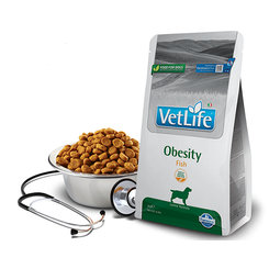 Farmina Vet Life Dog Obesity Fish dietní krmivo pro psy 12 kg