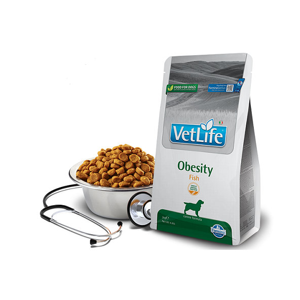 Farmina Vet Life Dog Obesity Fish dietní krmivo pro psy 12 kg