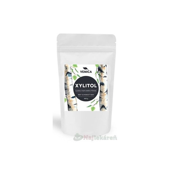 VEMICA Xylitol březový cukr prášek 1000 g