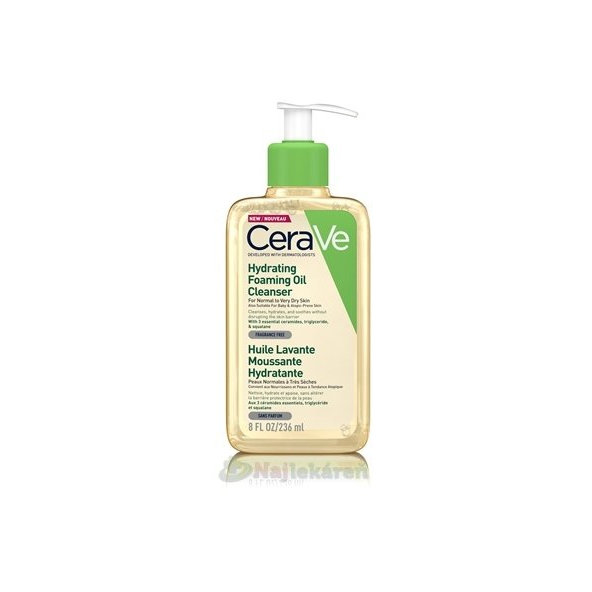 CeraVe hydratační čisticí pěnivý olej 236 ml