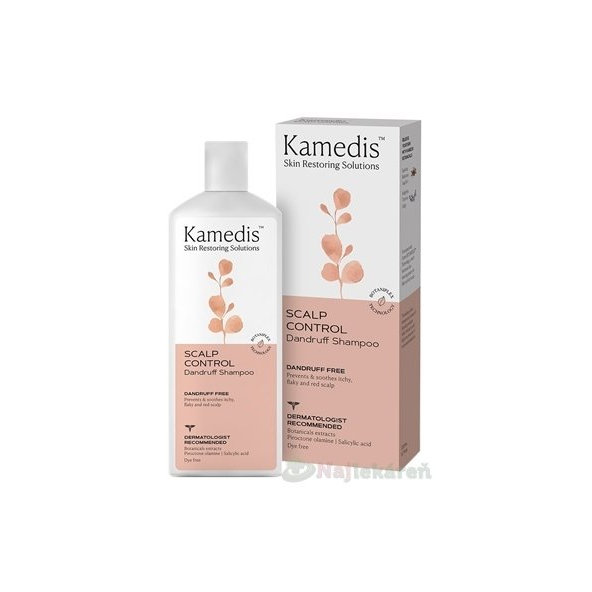Kamedis Scalp Control Dandruff Shampoo proti lupům 200 ml