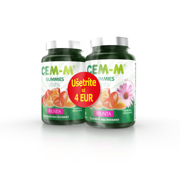 Cem-M Gummies Imunita želatinové multivitamíny s Echinaceou 120 ks