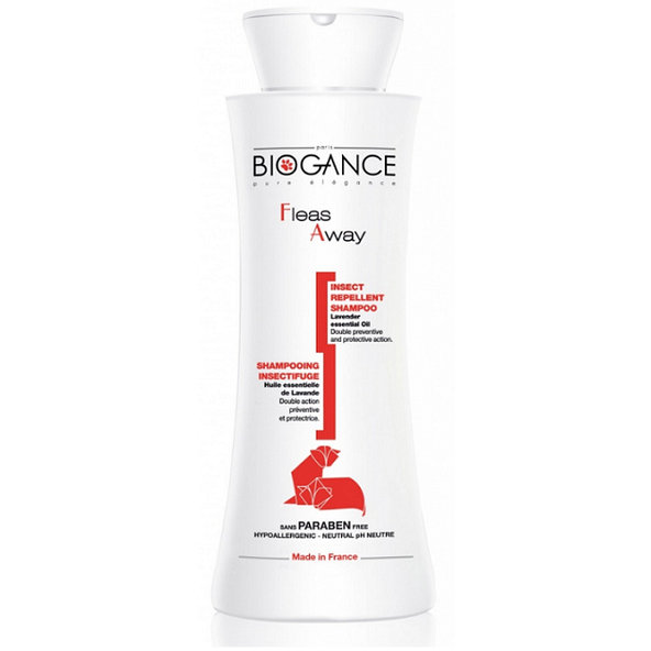 Biogance Fleas Away Cat repelentní šampon pro kočky 250 ml