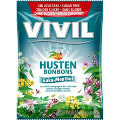 Vivil Hustens bonbony eukalyptus mentol 60 g