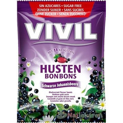 Vivil Hustens bonbony černý rybíz 11 bylin 60 g